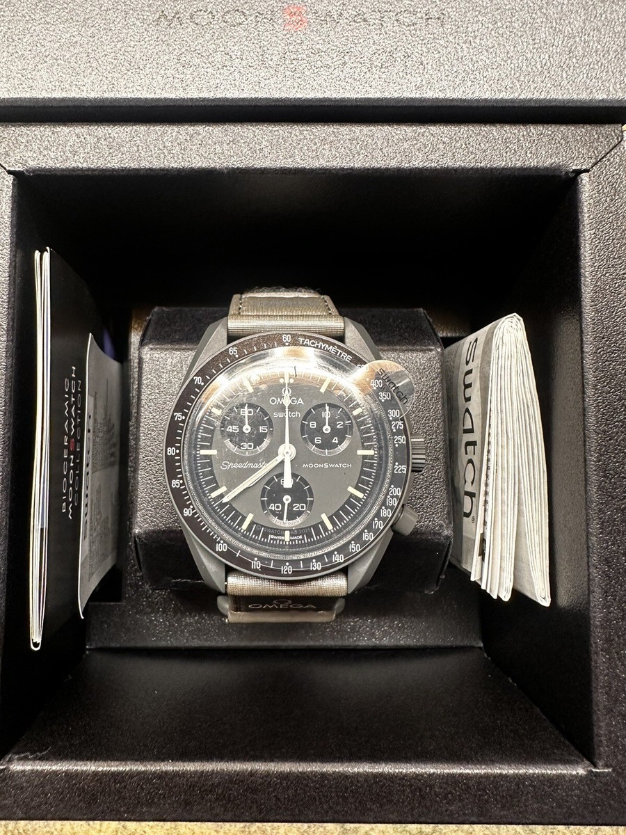 Swatch x Omega Bioceramic Moonswatch Mission To Mercury Swatch x Omega Bioceramic Moonswatch Mission To Mercury
