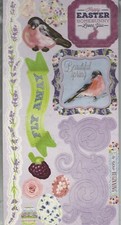 Bo Bunny CHIPBOARD stickers several varieties 33-43 pcs So cute useful QK SHP