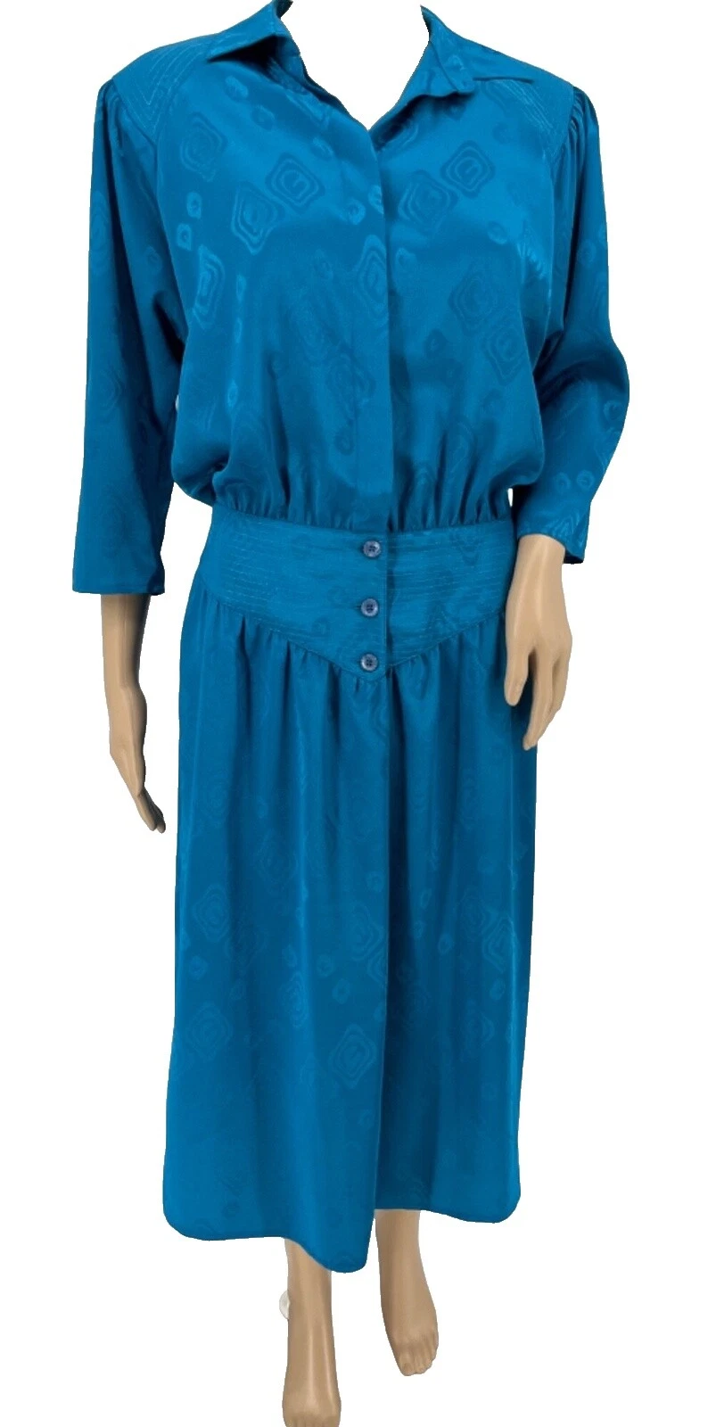 涤纶夹克衫女士复古连衣裙