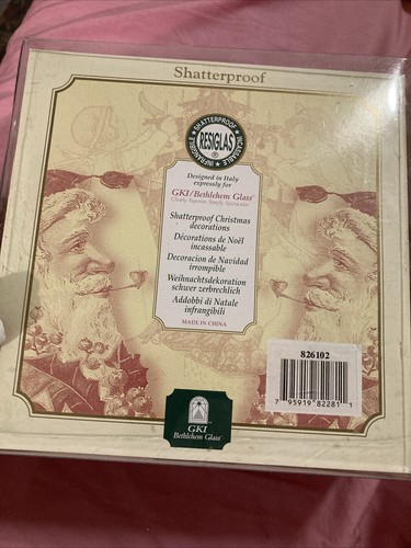 Resiglas Classic Italian Design Shatterproof Christmas Ornaments brand new inbox - Picture 10 of 11