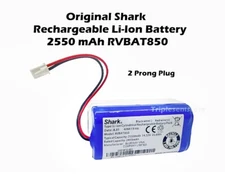 Shark Vacuum RV850 RV850BRN RV850C RV850WV RV851WV BATTERY 2550mAh RVBAT850