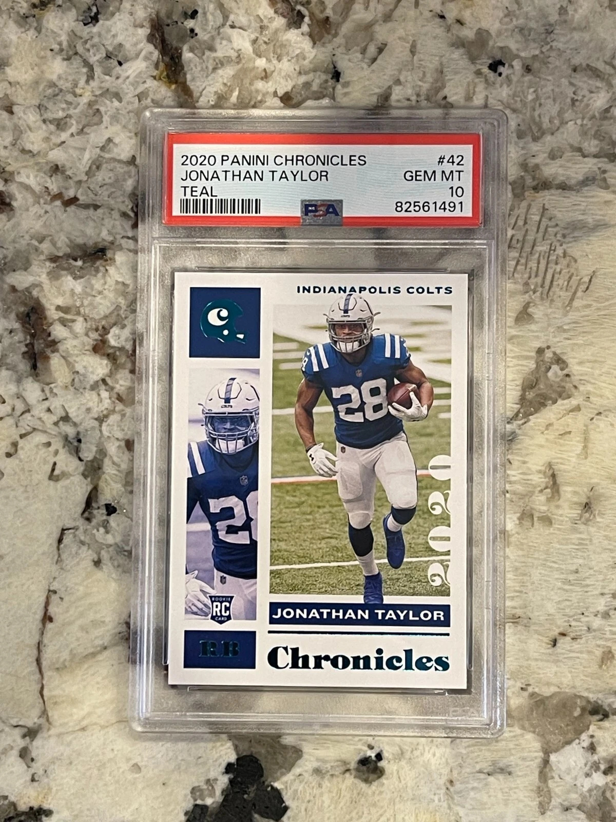 Jonathan Taylor Panini Chronicles #42 Teal