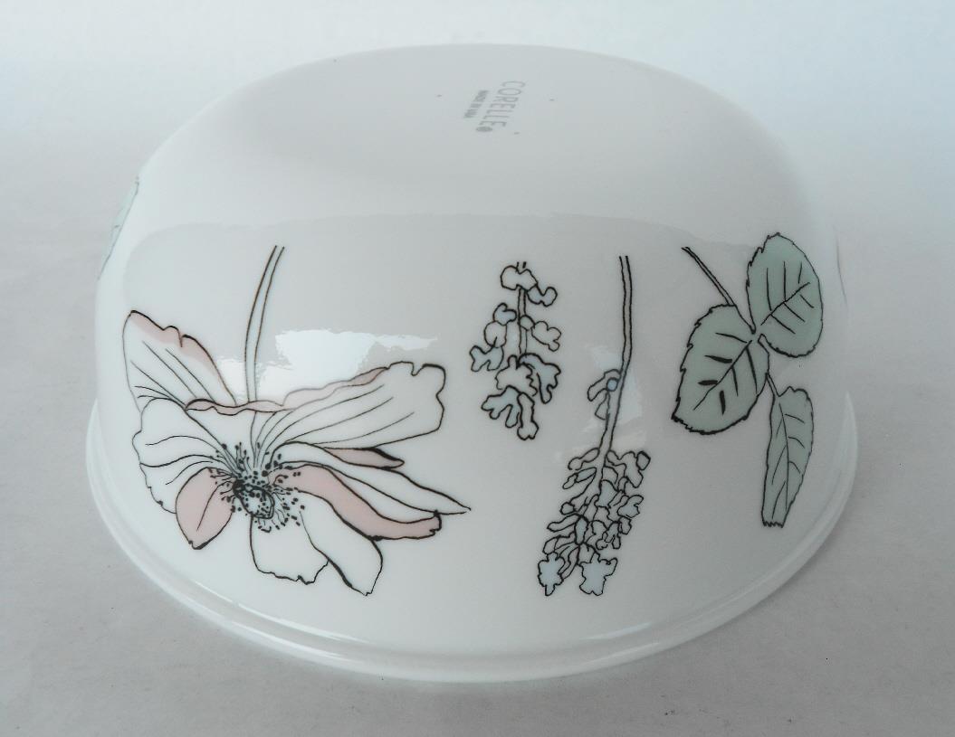❤️ CORELLE Signature POPPY PRINT 16-oz Soup Cereal BOWL Pale