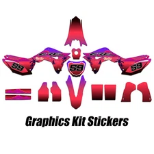 Custom MX Vinyl Fairing Sticker Graphics Summer For CRF 450 15-17 18 19