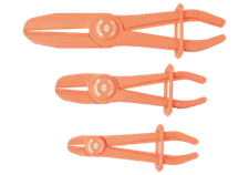 3 pcs. Flexible Hose Pinch Clamp Set KING TONY Radiator Brake Pliers 15-60mm