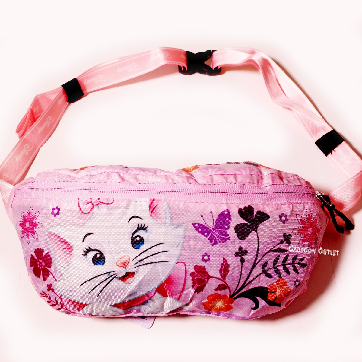 Disney Marie Pink Fanny Pack Belt Bag Hip Crossbody Aristocats New