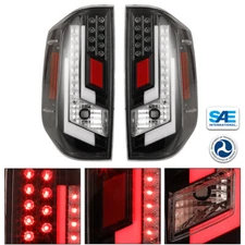 LED For 2014-2020 Toyota Tundra Tail Lights DRL Bar Clear Brake Lamps Assembly