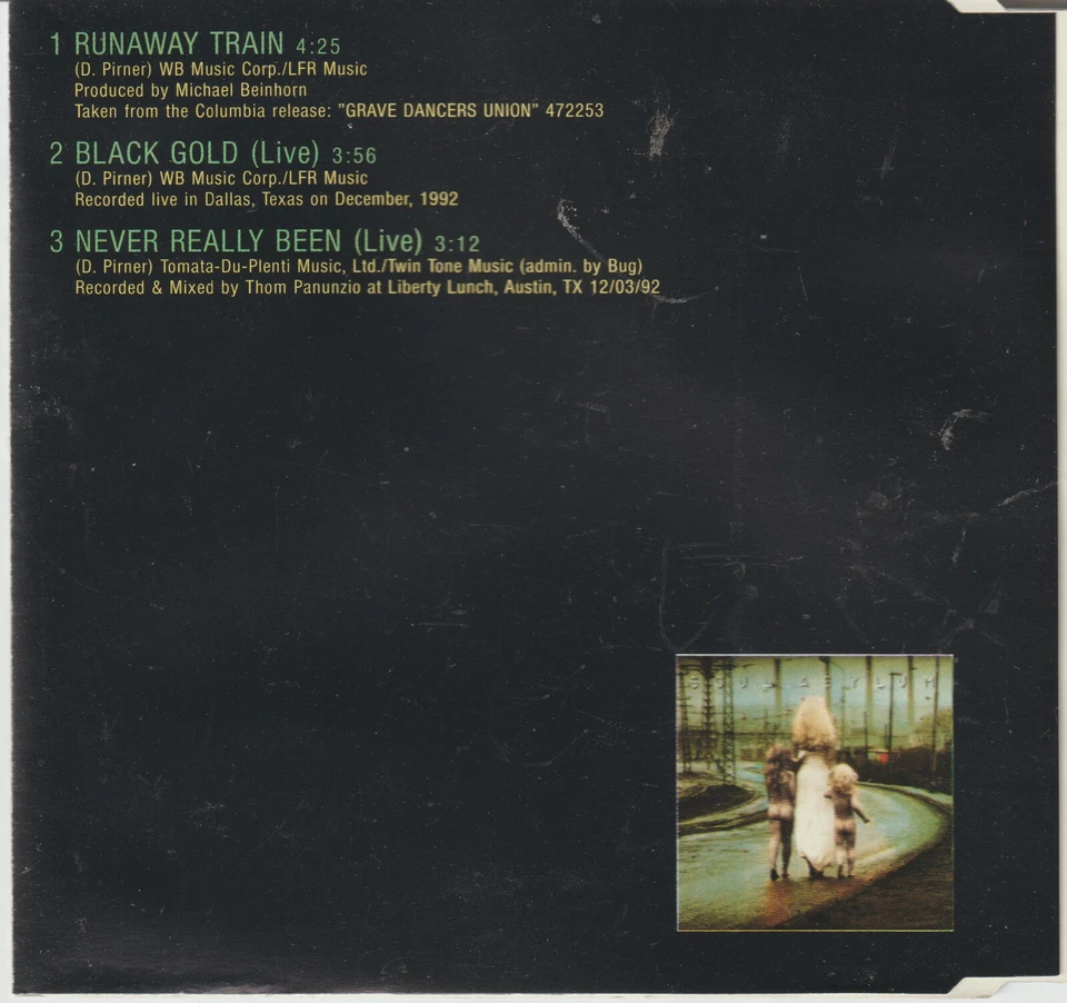 Soul Asylum - Runaway train (1993) [3 Track Maxi-CD] - Bild 2 von 2
