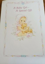 'A baby girl- A special gift' baby greeting card by Day Spring