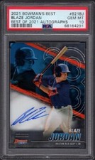 2021 Blaze Jordan Bowman's Best #B21-BJ Best Of 2021 Autographs Graded PSA 10