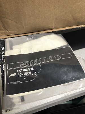 PORSCHE OEM 2005 2006 2007 Boxster Fuel Gas Label 99600611700 | eBay