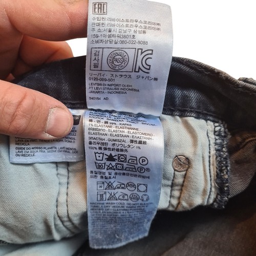 LEVI'S 514 Mens Jeans blue Denim Slim Straight Mens W31 L32 - Good Condition - Picture 7 of 8