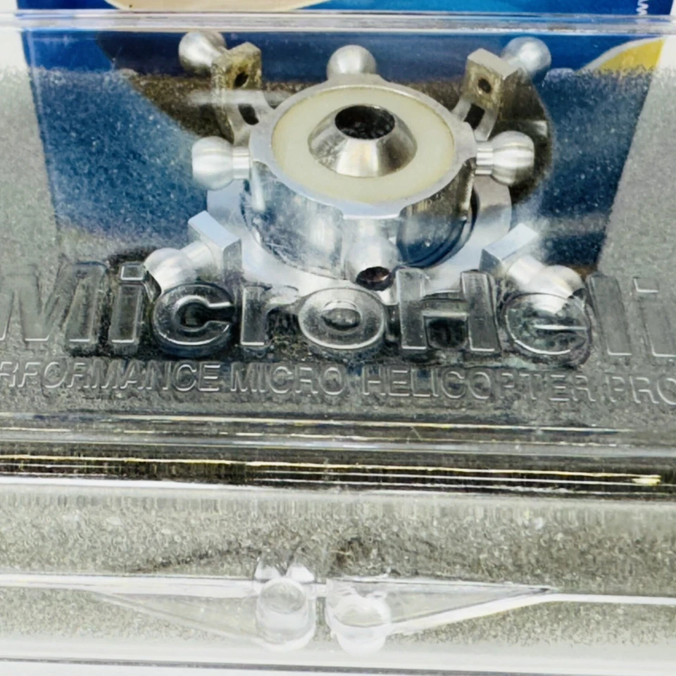 Placa oscilante Microheli Uni V2 T-Rex 450X MH-TX4012SE plateada nueva en caja stock antiguo Foto 3 de 4