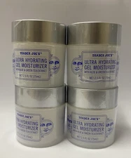 4 x Trader Joe's Ultra Hydrating Gel Moisturizer Aloe Green Tea Extract 2.5oz ea