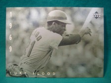 1994 Upper Deck Ken Burns' Baseball-The American Epic #71-Curt Flood