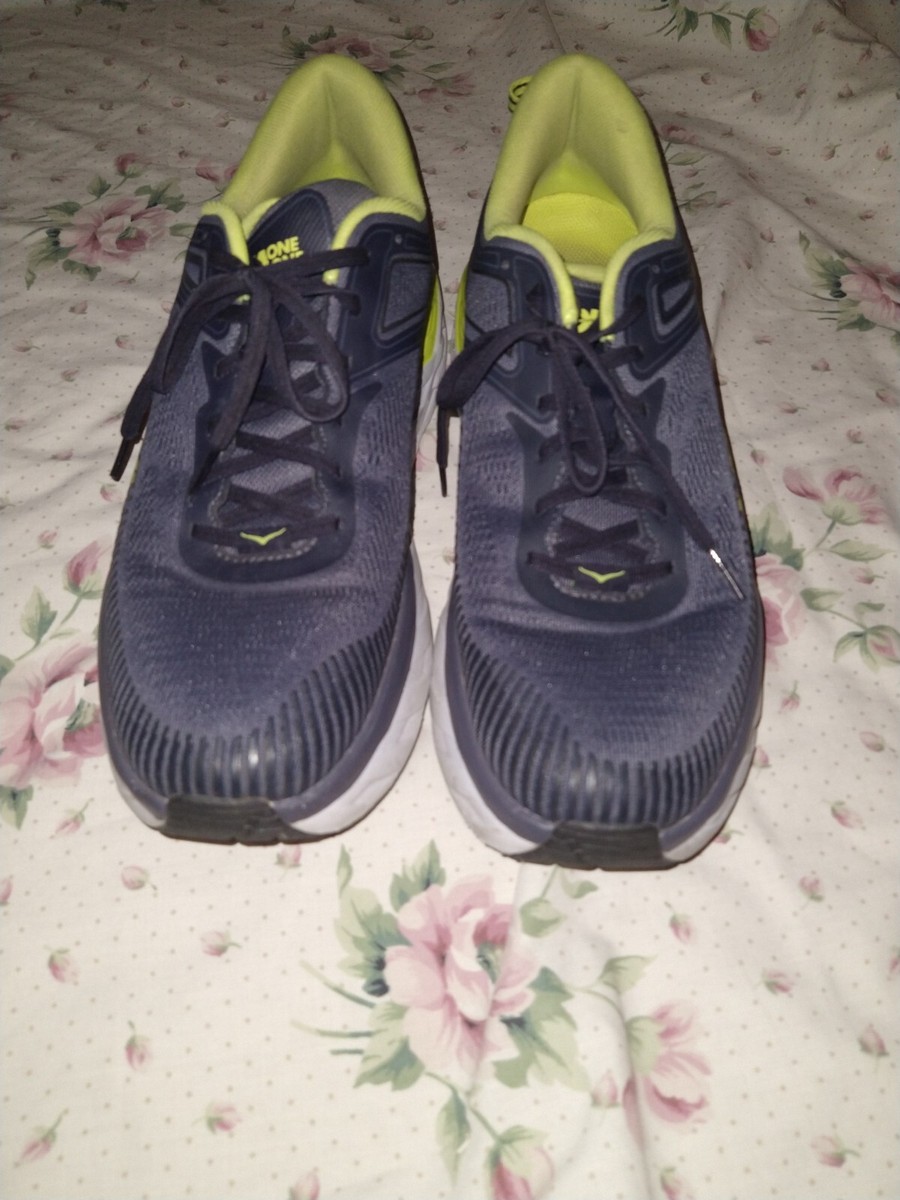 HOKA ONE ONE Mens Bondi 7 Mesh Odyssey Grey Deep Well Trainers (10) Men main image 3