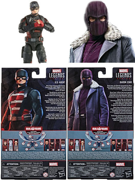 Hasbro Marvel Legends Falcon and the Winter Soldier USA Agent and