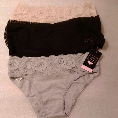 Matalan Women's Lacey Waist Knickers Size UK