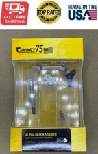 TIMNEY ALPHA COMPETITION SERIES TRIGGER GEN 5 GLOCK 17 19 19X 23 33 34 45 SILVER
