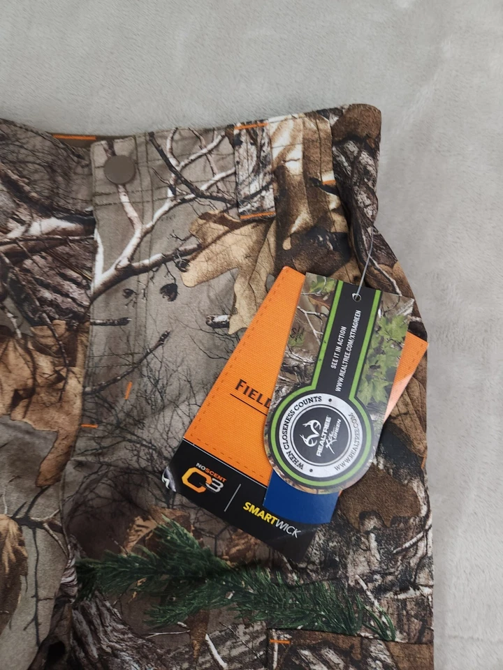 Nuevos Pantalones de Carga Field Stream Smart Wick Sin Olor Camuflados Niños Medianos Foto 4 de 4