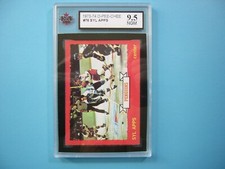 1973/74 O-PEE-CHEE NHL HOCKEY CARD #76 SYL APPS KSA 9.5 NGM SHARP+ 73/74 OPC