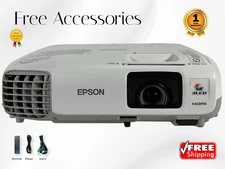Epson PowerLite X27 3LCD Projector Business 2700 ANSI HDMI HD 1080i bundle