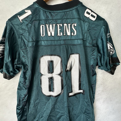 Youth Reebok Terrell Owens #81 Philadelphia Eagles Green Football