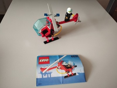 Lego 6531 Flame Chaser mit gelochter Bauanleitung Classic Town