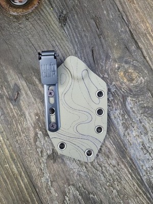  Kydexscheide nur für Izula 2 Scheide & Ulticlip. Bushcraft. Survival. 