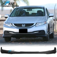 For 13-15 Honda Civic 9th Gen 4Dr Modulo Style Front Bumper Lip Spoiler Bodykit