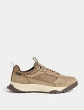 M&S - Goodmove Mens Flat Lace up Shoes in Beige Mix
