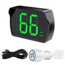 Universal GPS Speedometer HUD with Large LED Display for All Vehicles