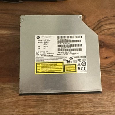 Genuine OEM HP 781417 001 Ultra Slim 6X Blu ray BD Writer DVD RW Optical Drive