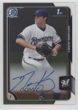 2015 Bowman Draft Chrome Draft Pick Auto Nathan Kirby #BCA-NK Auto 8q4