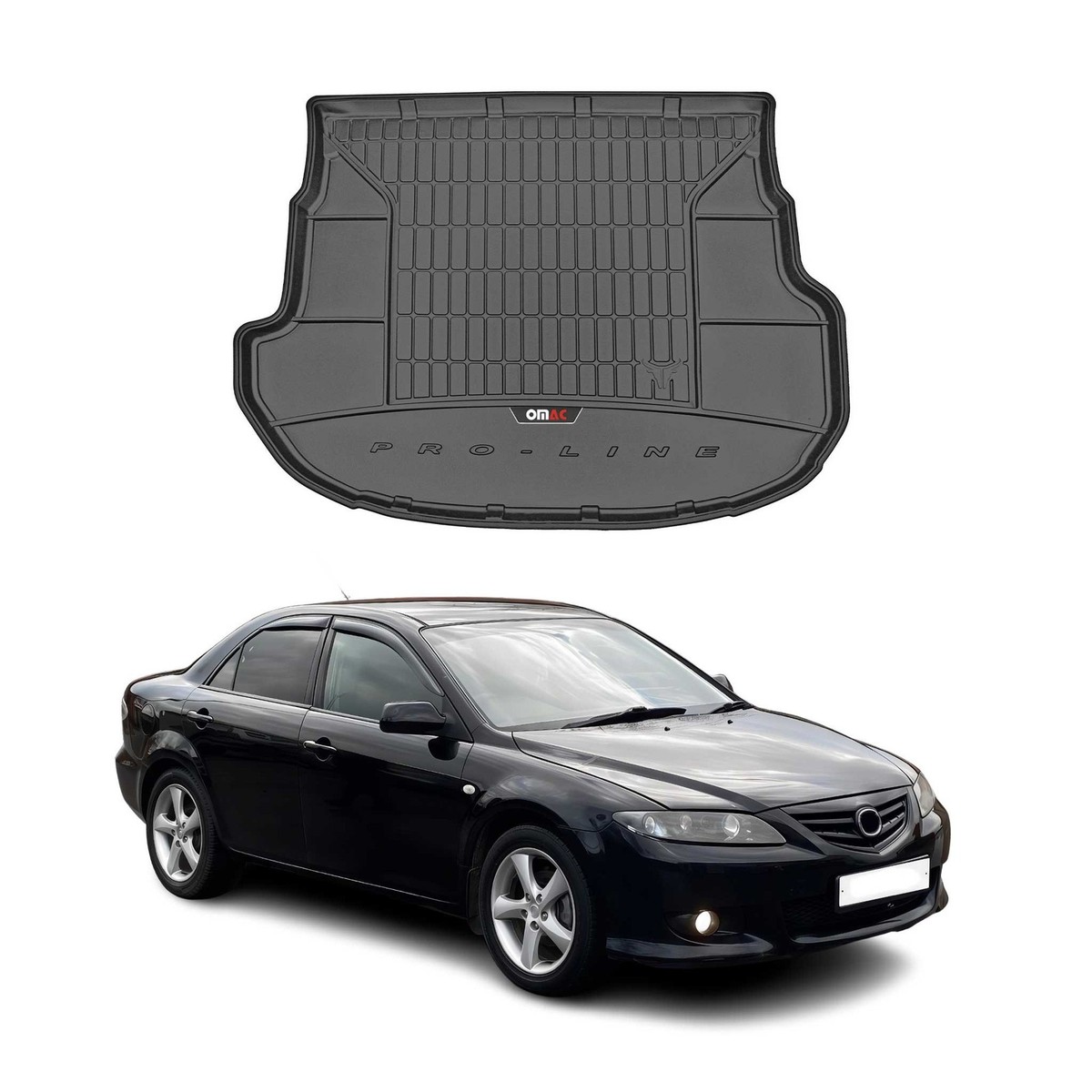 For Mazda 6 2003-2008 OMAC Premium Black Cargo Liner | eBay