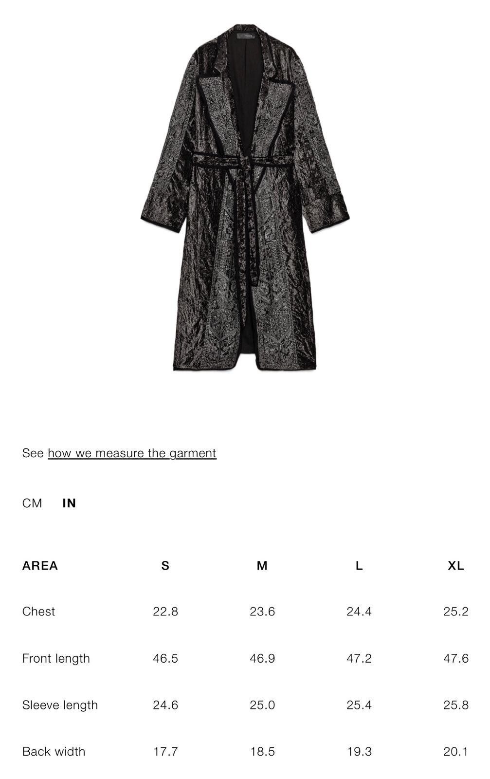 ZW COLLECTION LIMITED EDITION EMBROIDERED VELVETKIMONO image 5