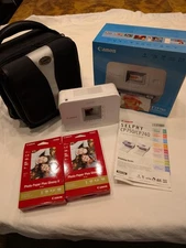 Canon Selphy CP740 Printer with Bag and Photo Paper - New in Box