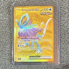 Pokémon Acquecrespe EX Turbo Blitz 215/162 ITA Full Art Olografico Rara Segreta