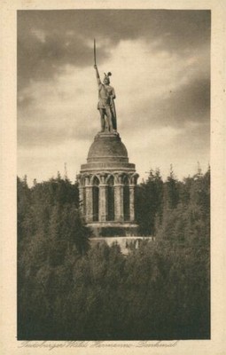Postcard Teutoburg Forest Hermanns monument (no.9266)