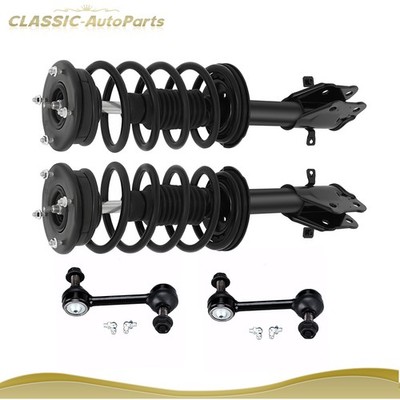 For LINCOLN MKX FORD EDGE Front Complete Struts Assemblies & Sway Bar Link 07-10