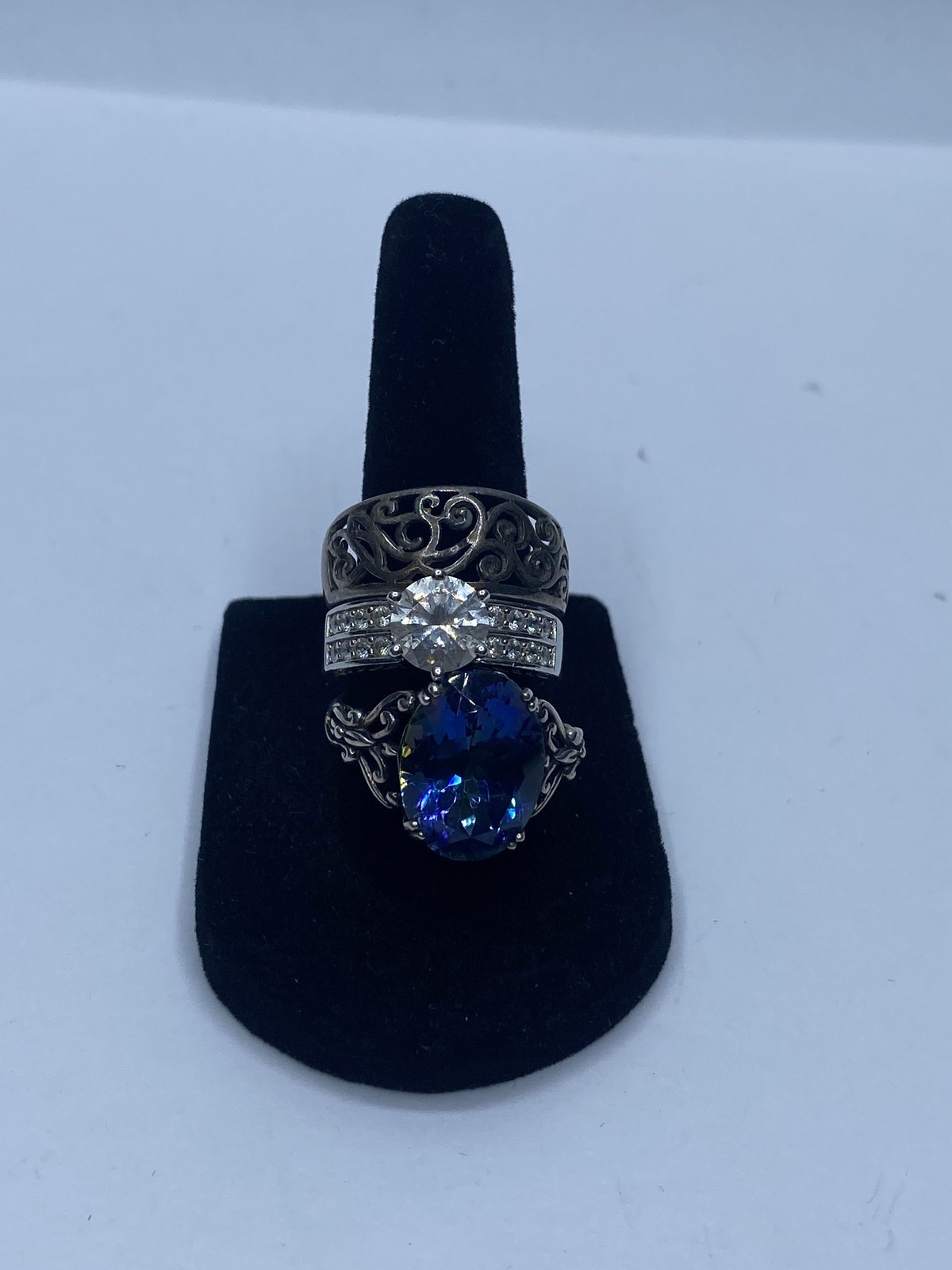 Sterling Silver Assorted Ring/Necklace Pendant Je… - image 6