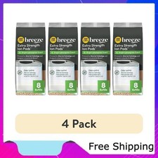  4 pack Purina Tidy Cats Breeze Multi-Cat Extra Strength Ion Cat Litter Box Pads