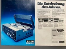 Uher 4400 Report Stereo IC Tonband Tape 1975 Vintage Ad Werbung Reklame
