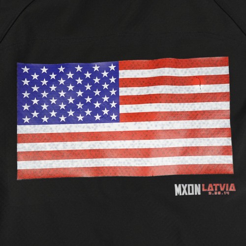 Fox Racing Jacket Mens Medium Black USA Motocross Team Dirt Bike MXON 2014 AMA - Picture 10 of 16