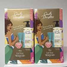 Carol's Daughter Little Mermaid Goddess Strength  Leave-In Cream, Brush Comb 2pk