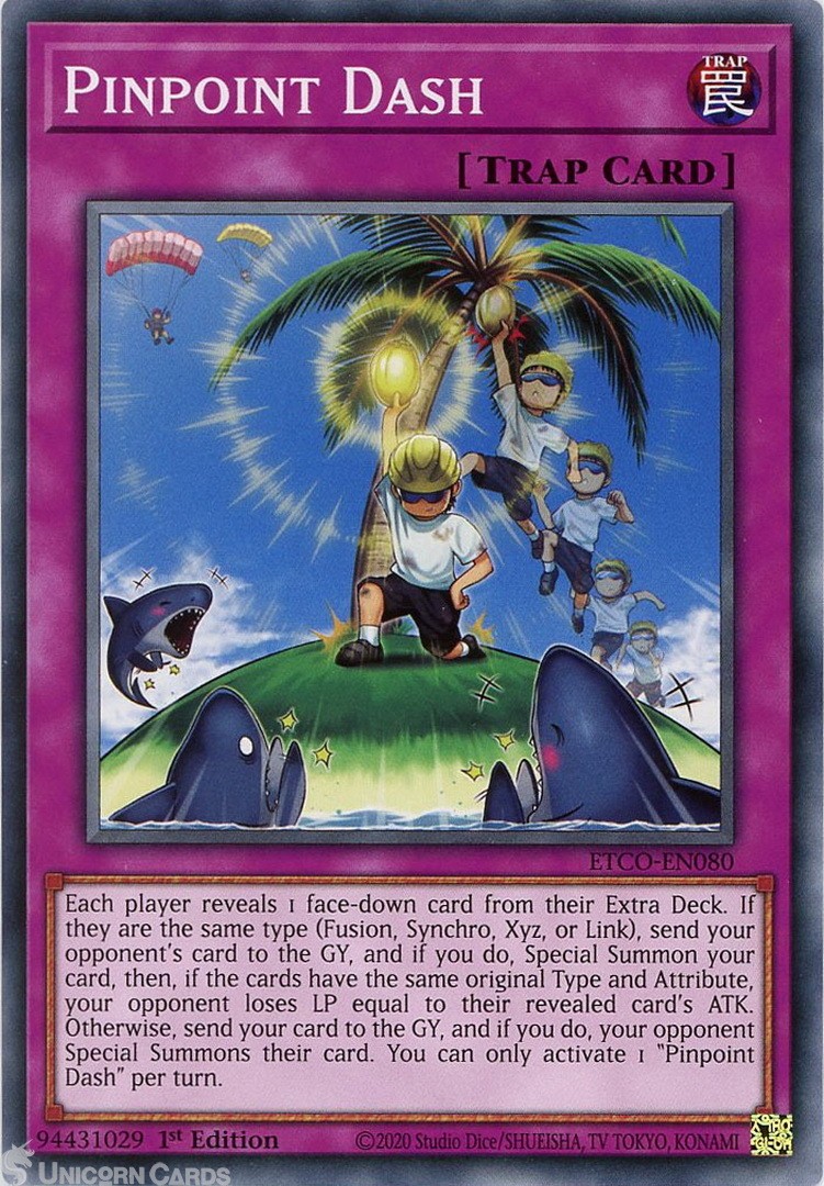 ETCO-EN080 Pinpoint Dash : Common 1st Edition Mint YuGiOh Card