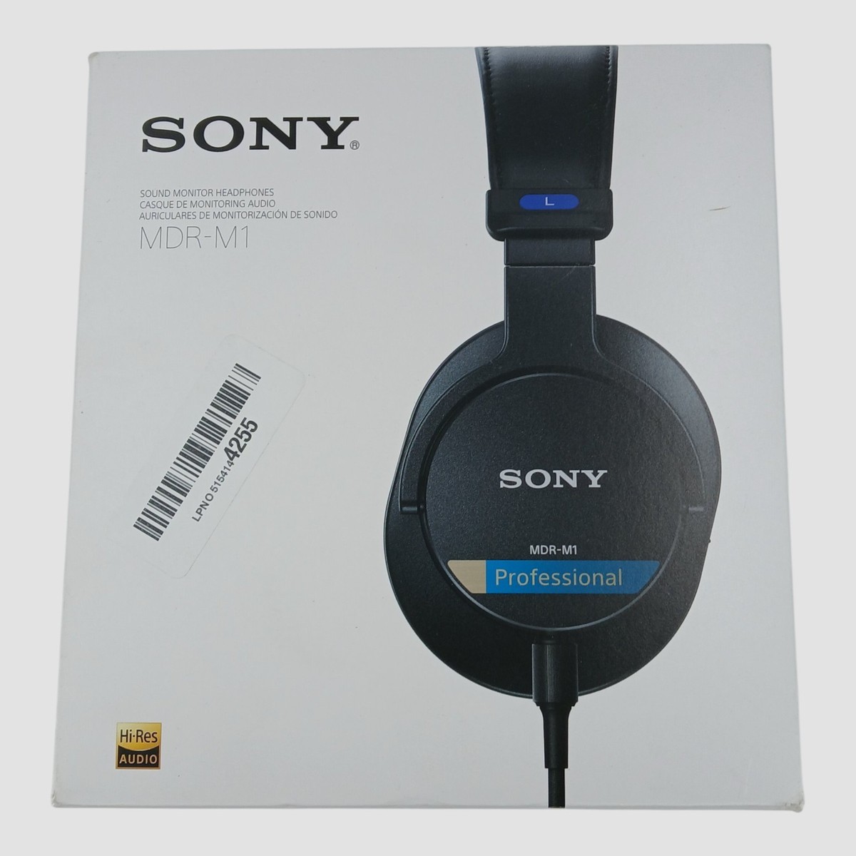 DDP SONY MDR-M1 Studio Monitor Headphones Instruction Box EX JAPAN