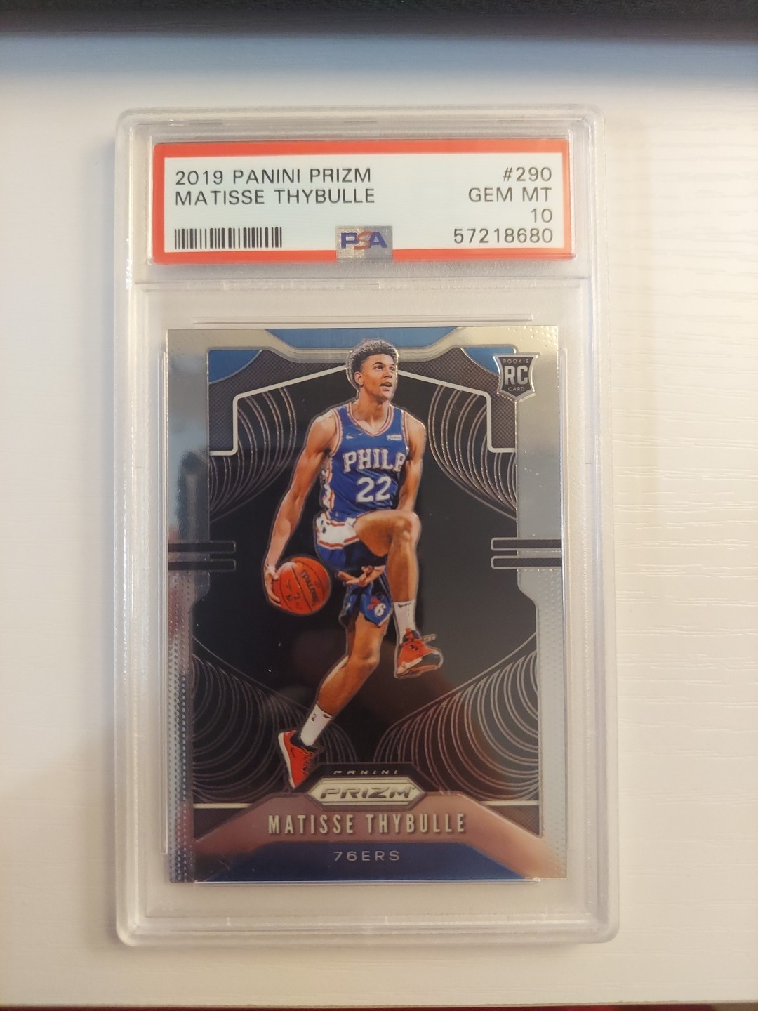 2019 Panini Prizm Basketball Matisse Thybulle Silver Prizm #290 PSA 10