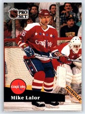 1991-92 Pro Set Mike Lalor Washington Capitals #255