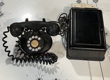 1930's Western Electric 202 D1 Telephone F1 Handset 634A Ringer Untested As-Is